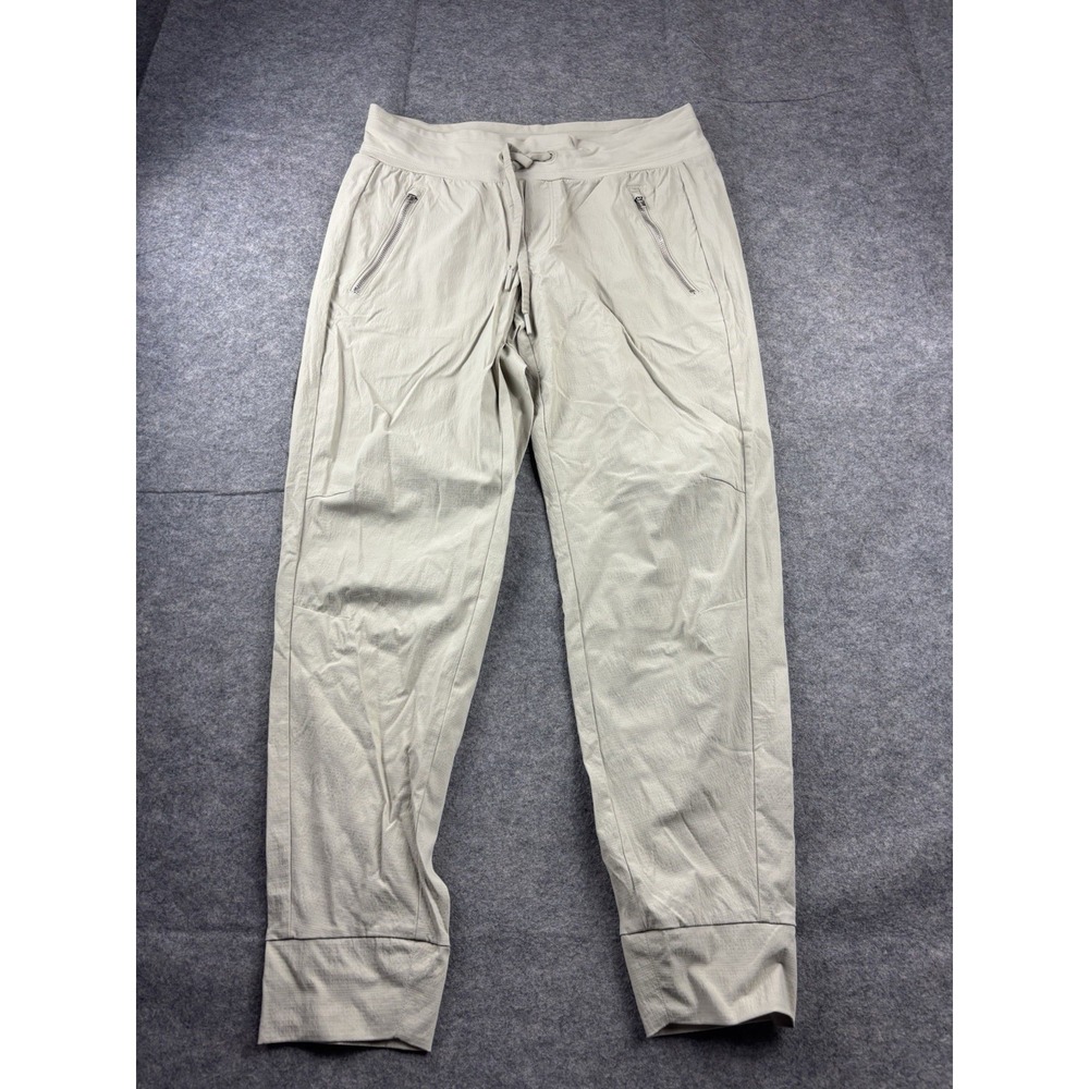Athleta Womens 6 Khaki Trekkie North Jogger Pull on Pants Ripstop Stretch Gorp